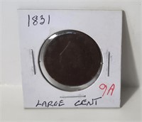 1831  Large 1 Cent