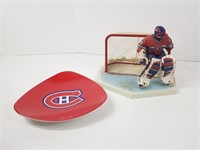 Montreal Canadiens Figurine and Plate