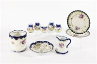 1890's Royal Nippon Porcelain Plates, Shaker Sets