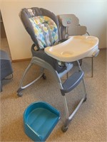 High Chair on Wheels, Booster Seat