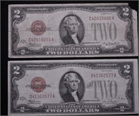 1928 VF PLUS 1 TWO DOLLAR RED SEAL