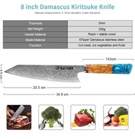 XT Xituo 8 inch Japanese VG10 chef knife