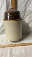 Vintage Two Tone Stoneware Crock