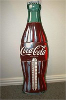 29x7 Vintage Coca-Cola Thermometer - Works!