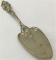 Heavy Art Nouveau Figural Sterling Cake Server