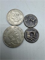 Baggie of Foreign Coins Replica