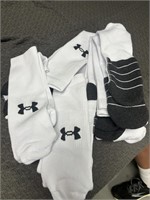 6 pairs of under armor socks