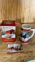 BUDWEISER 40TH ANNIVERSARY STEIN WITH BOX