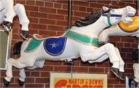 Parker Carousel Horse - metal - 55" - good paint