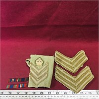 Lot Of Military Ribbons & Flashes (Vintage)