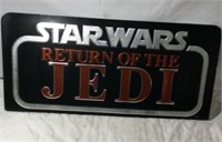 Return of the Jedi Double Sided Movie Sign