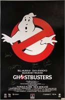 Ghostbusters Bill Murray Autograph Poster