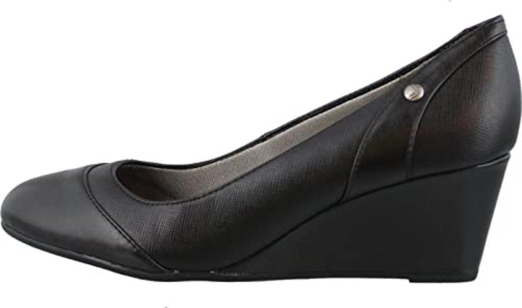 LifeStride Women's Dreams Wedge Pump black 8.5 W