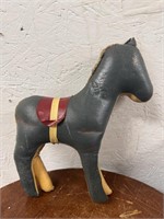 Vintage 12" Leather Horse