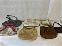 7pc Coach Style Assorted Purses - Wear