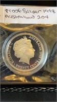 1998 silver Australian 20cent