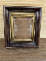 Antique Walnut Picture Frame, 12" x 14"