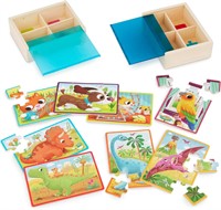 B. Toys- Pack o' Puzzles 2-Pack - Pets & Dinos