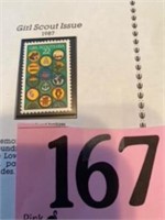 GIRL SCOUT ISSUE STAMP 1987