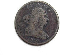1808 1/2 Cent VG