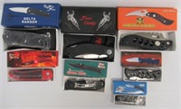 (7) Assorted pocket knives in boxes.
