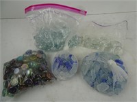 Lot of Misc. Glass Beads & Sea Glass