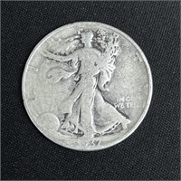 1937-D Walking Liberty Silver Half Dollar
