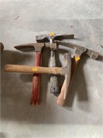 4 masonry hammers