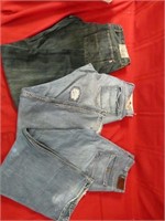 (3)Jeans. (2)34x34, (1)36x34