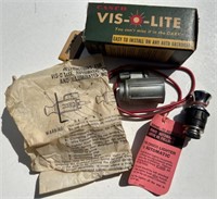 Vintage car part. Vis - O - Lite. Lighter.