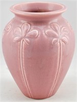 Rookwood Arts & Crafts Matte Pink Floral Vase 2382