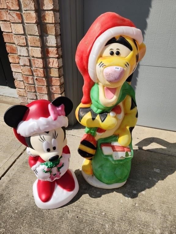 Tigger & Minnie Mouse Blow Molds