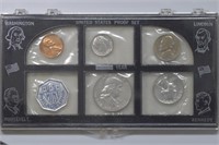 1961 US Proof Set in Large Snap Case