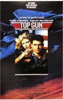 Top Gun Poster Tom Cruise Autograph