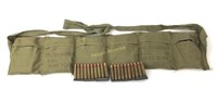 BANDOLIER 120 ROUNDS .30 CARBINE ON STRIPPER CLIPS
