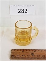 Miniature Marigold Tinted Beer Mug