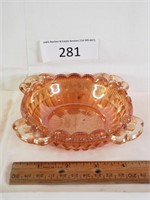 Marigold Carnival Glass Candy Dish