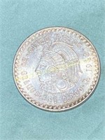 1948 mexican 5 pesos coin
