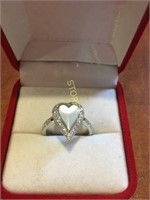 14kt Gold .26ct Diamond Heart Ring - $1550
