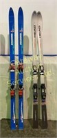 2 Sets of Ski’s. Blue set - Rossignol Sport, 750..