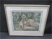 FRAMED LIMITED EDITION PRINT SIGNED SIMON COMBES