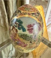 Satsuma Style Hand Painted Egg
