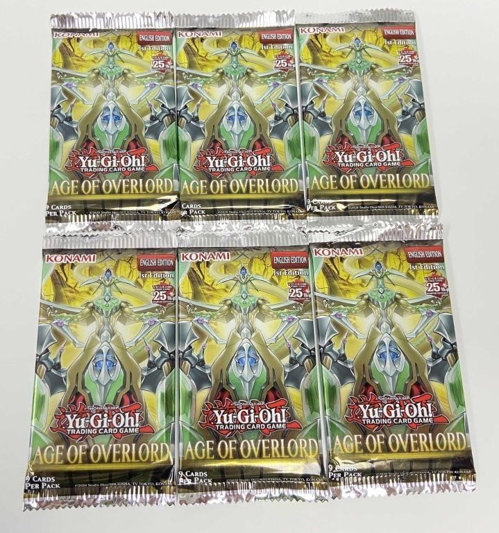 (6) X YU-GI-OH CARD PACKS