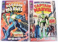 1967-68 MARVEL SUPER-HEROES #12 & 13 CPT. MARVEL