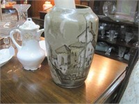 Spanish 11" Architectural Themed Jug By Cases