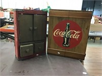 2 Coca-cola Crate Cabinets