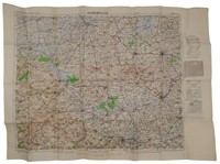WWII 1942 War Office Hazebrouck Map