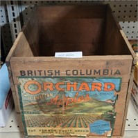 VTG. ORCHARD APPLES WOOD CRATE