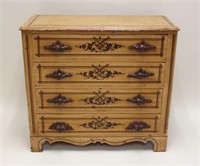 1888 Victorian Painted 4 Drawer Chest