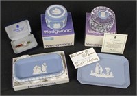 Wedgewood Group w/ Paperweight, Box Etc.